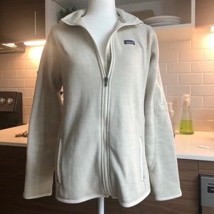 Beautiful Cream Patagonia Zip Up Jacket